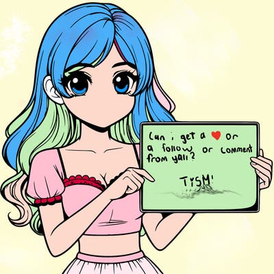 realistic pretty girl holding blank sign