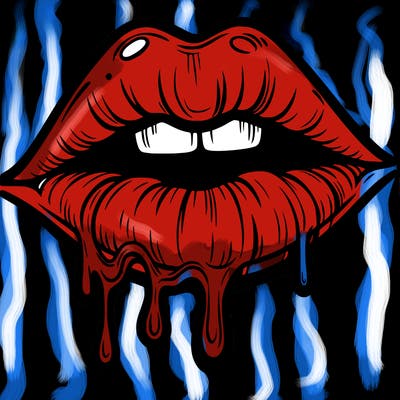 lips that look realistic and drip