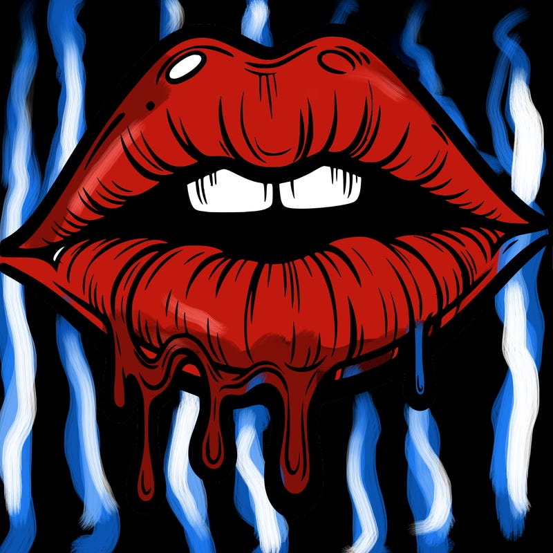 lips that look realistic and drip