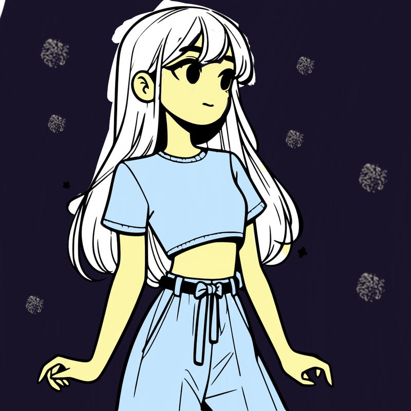 girl in a cute crop top