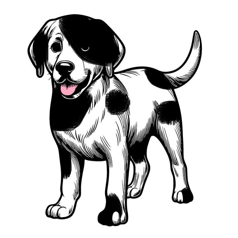 realistic dog