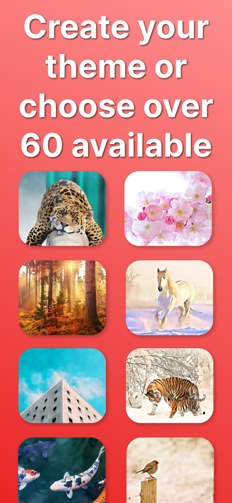 My Secret Diary - Journal - Uma galeria de temas de diário estéticos, incluindo cenas da natureza e fotografia de animais para personalização do usuário.