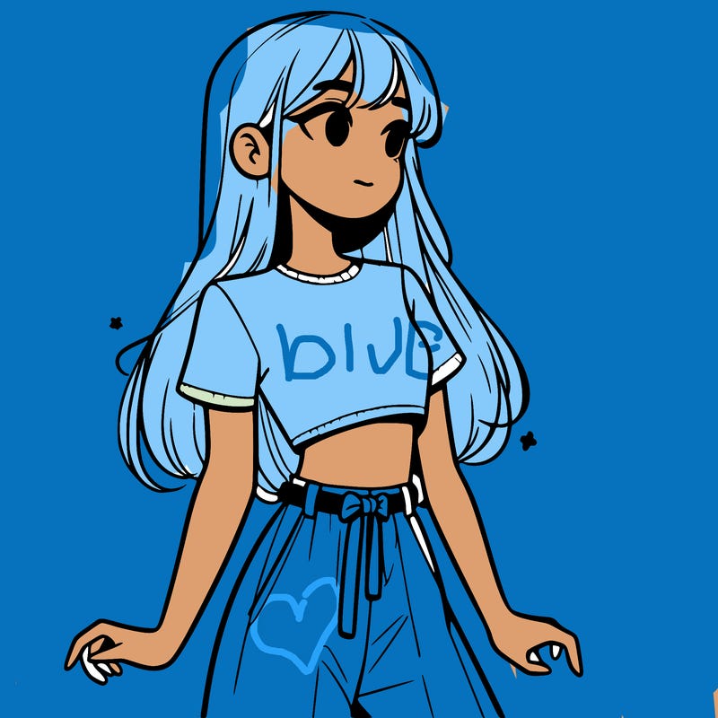 girl in a cute crop top