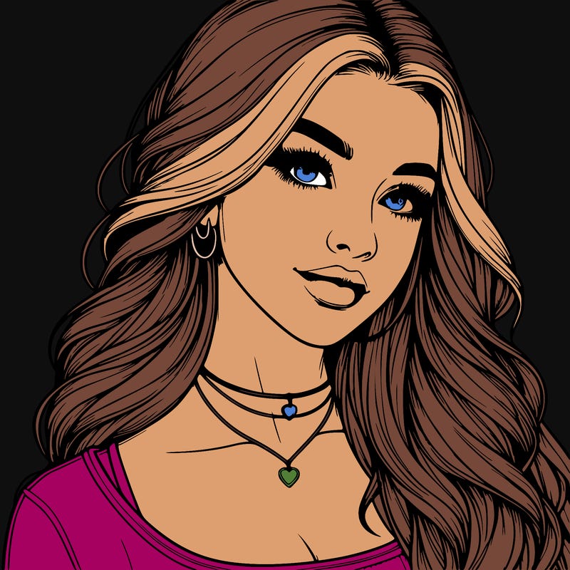 detailed realistic girl