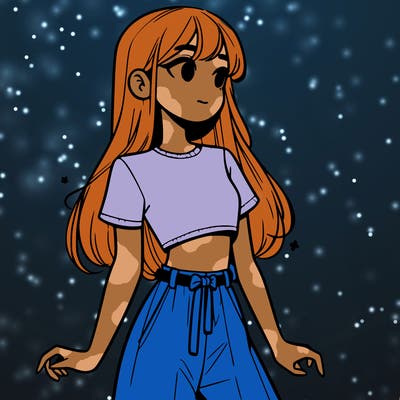 girl in a cute crop top