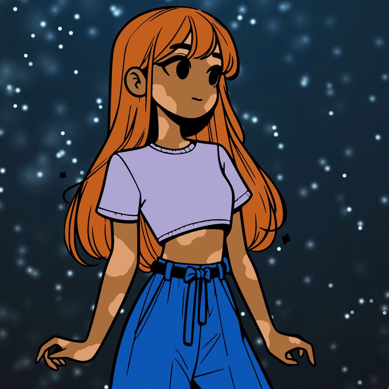 girl in a cute crop top