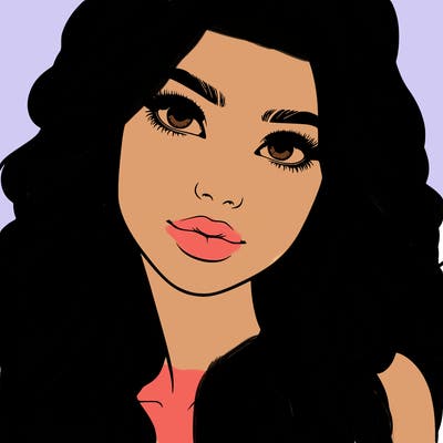 beautiful realistic girl