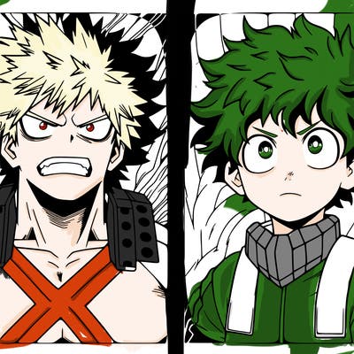 mha bakugo and deku