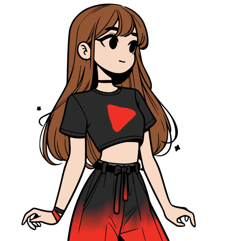 girl in a cute crop top