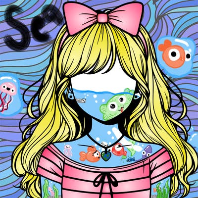 realistic girl no face