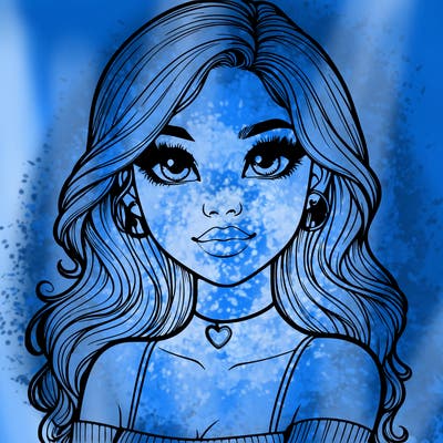 realistic pretty girl