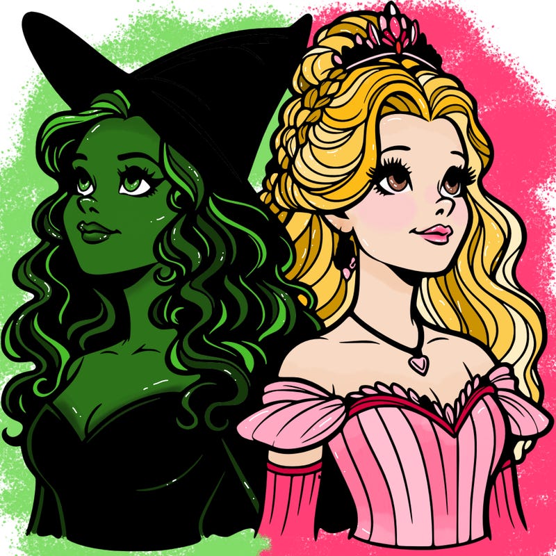 'elphaba and glinda (realistic)