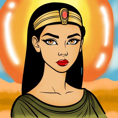 realistic egyptian woman