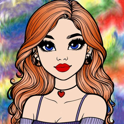 realistic pretty girl