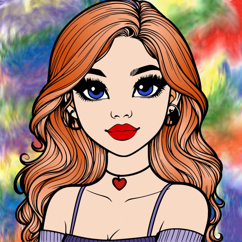 realistic pretty girl