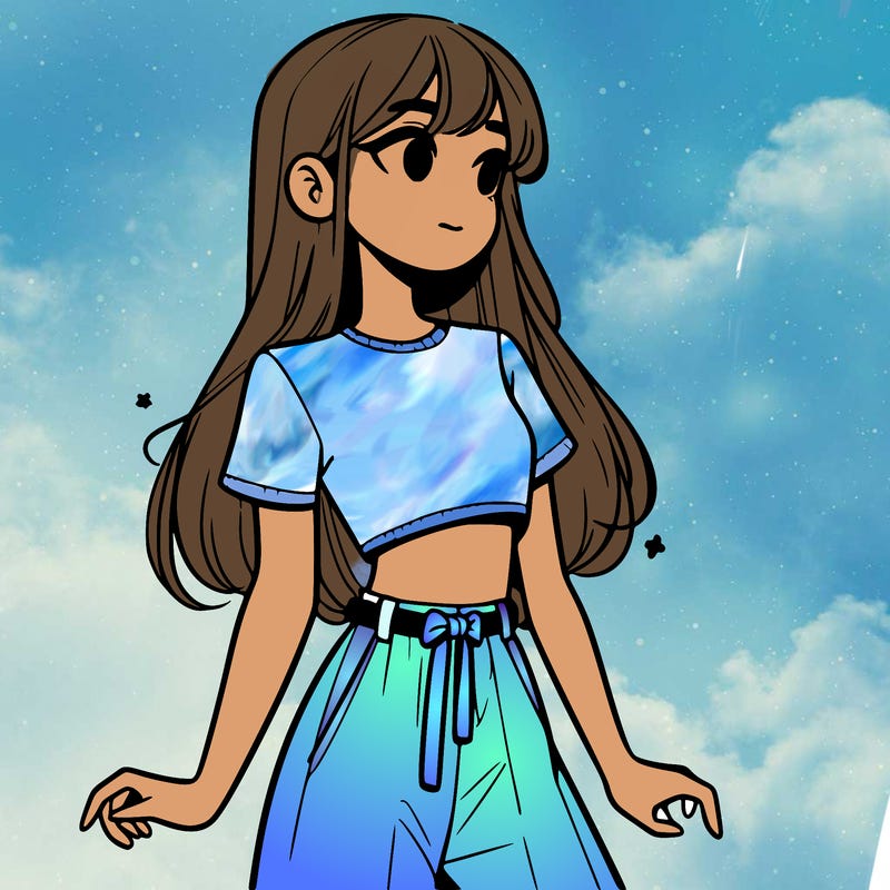 girl in a cute crop top