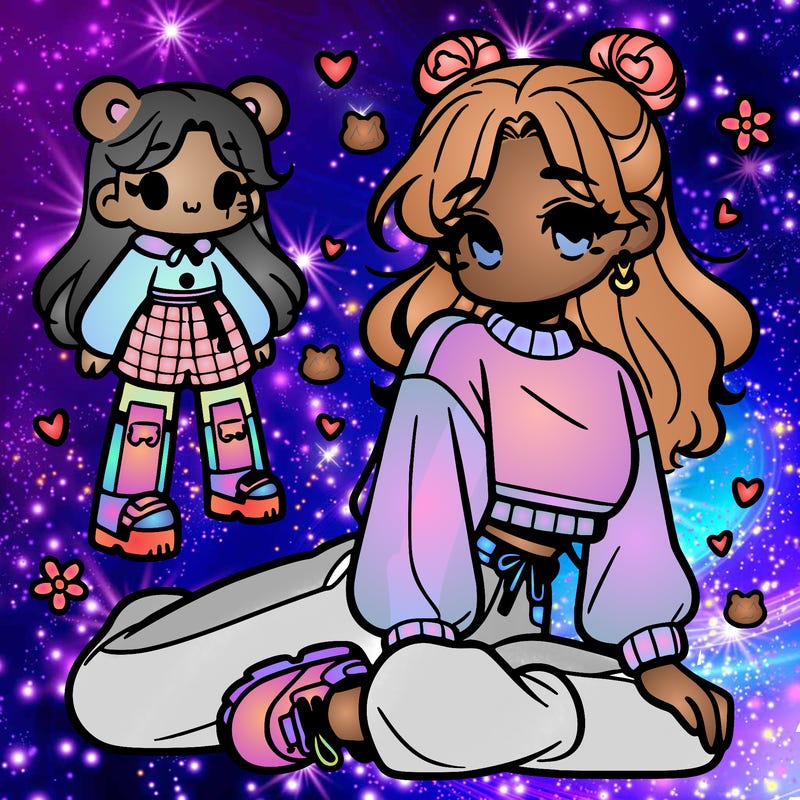 aestetic girl poses cute