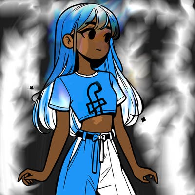 girl in a cute crop top