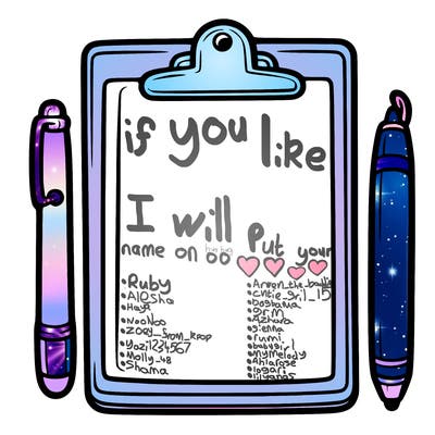 blank clip board with pen