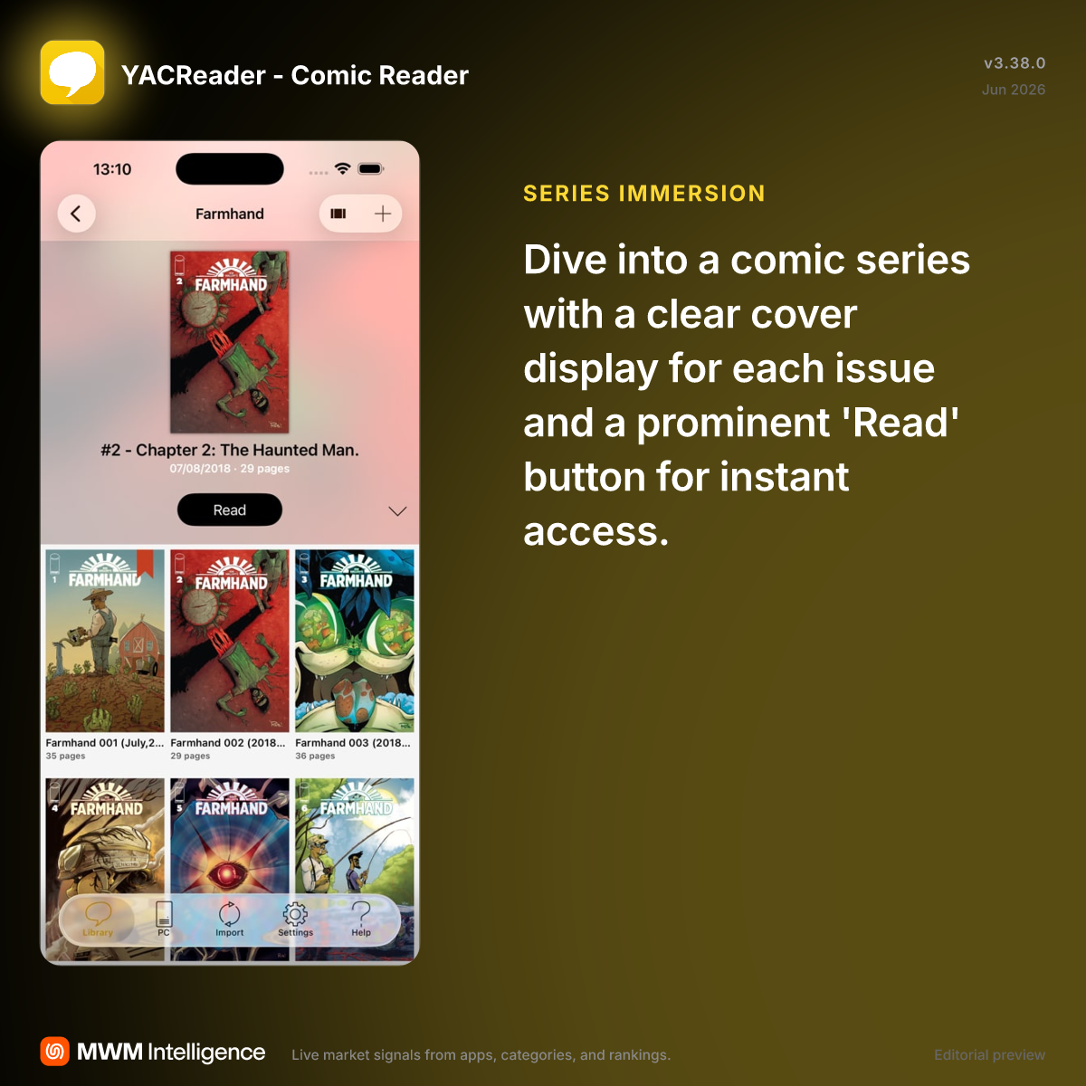 YACReader - Comic Reader - Entertainment App | MWM