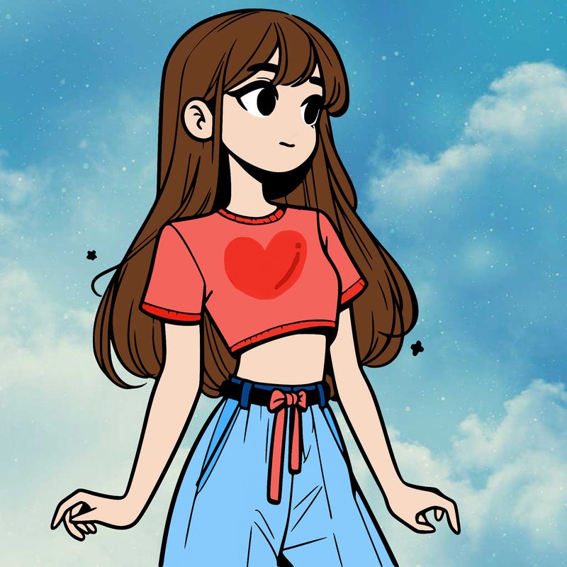 girl in a cute crop top