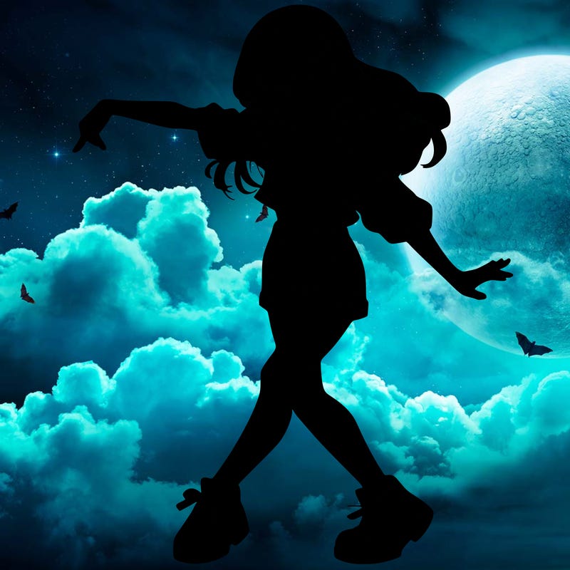 realistic girl danceing