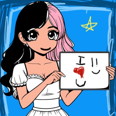 realistic pretty girl holding blank sign