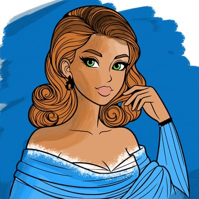 an elegant woman