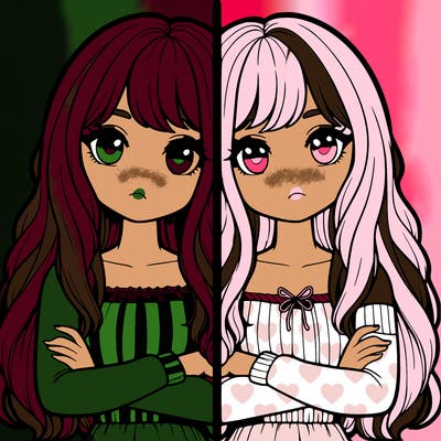 realistic girls split