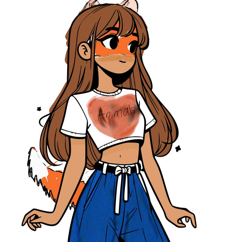 girl in a cute crop top