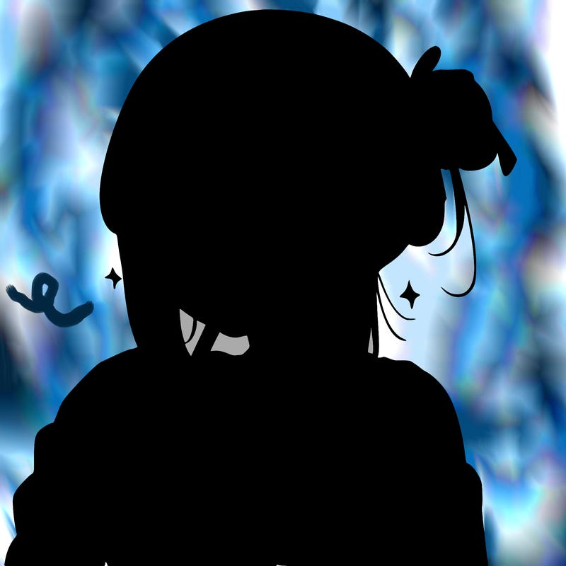 manga character drinking boba