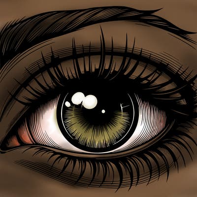 realistic eye