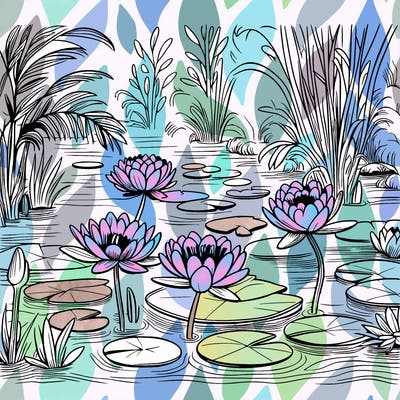 monet's water lilies