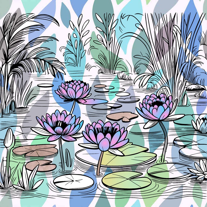 monet's water lilies