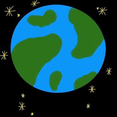 a plain circle with nothing else