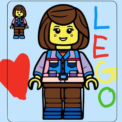 lego girl