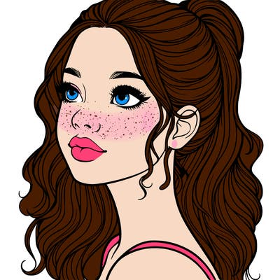 beautiful realistic girl