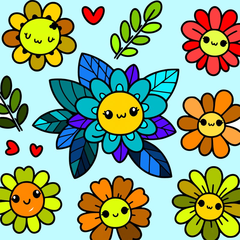 cute flower patterns