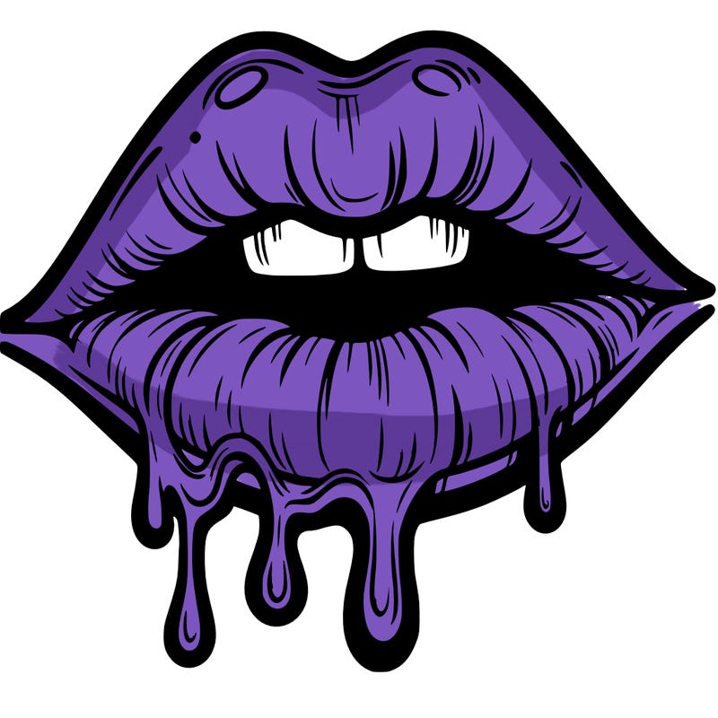 lips that look realistic and drip