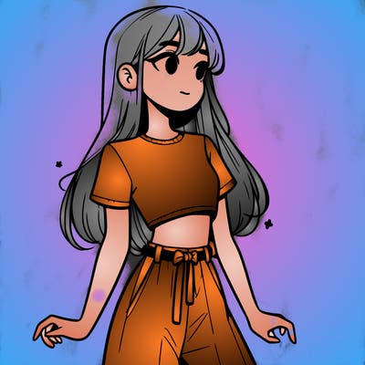 girl in a cute crop top