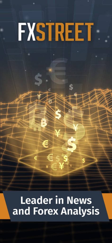 FXStreet – Forex & Crypto News - Tela inicial do aplicativo FXStreet apresentando notícias e análise de forex
