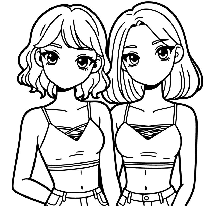 girls with crop tops