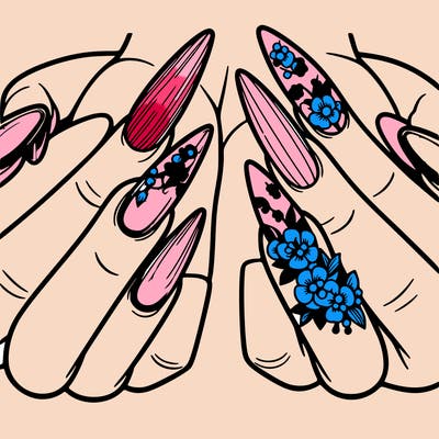 nails with no designs