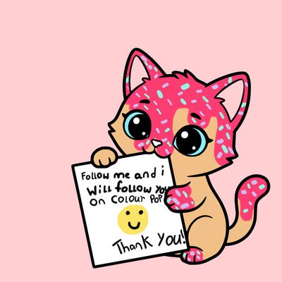 a small cat with a blank sheet of paper in its hand. the cat is sooooooo cute!