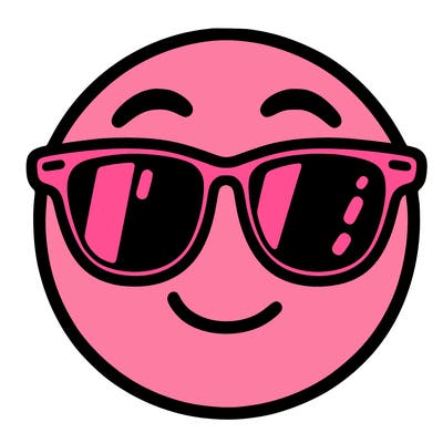 emoji with sunglasses