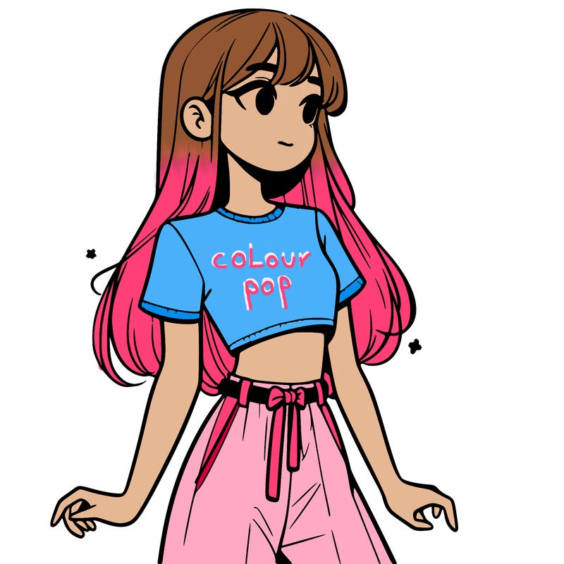 girl in a cute crop top