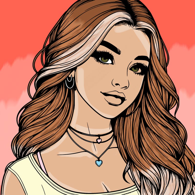 detailed realistic girl