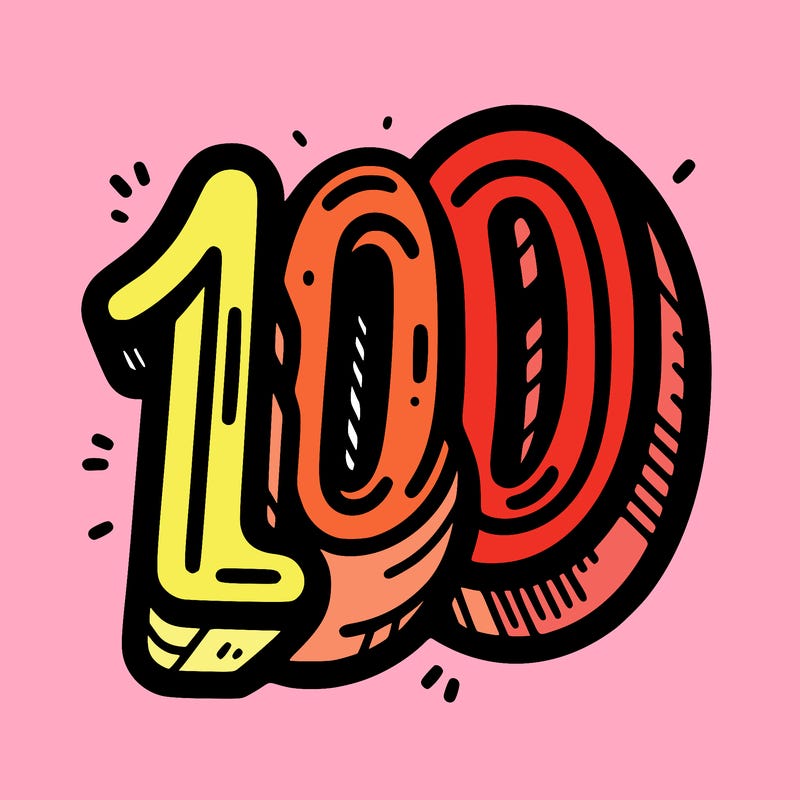100