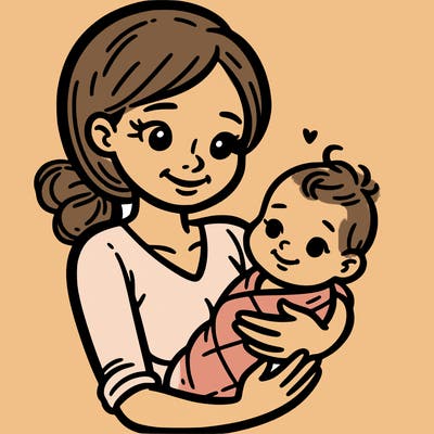mom with baby