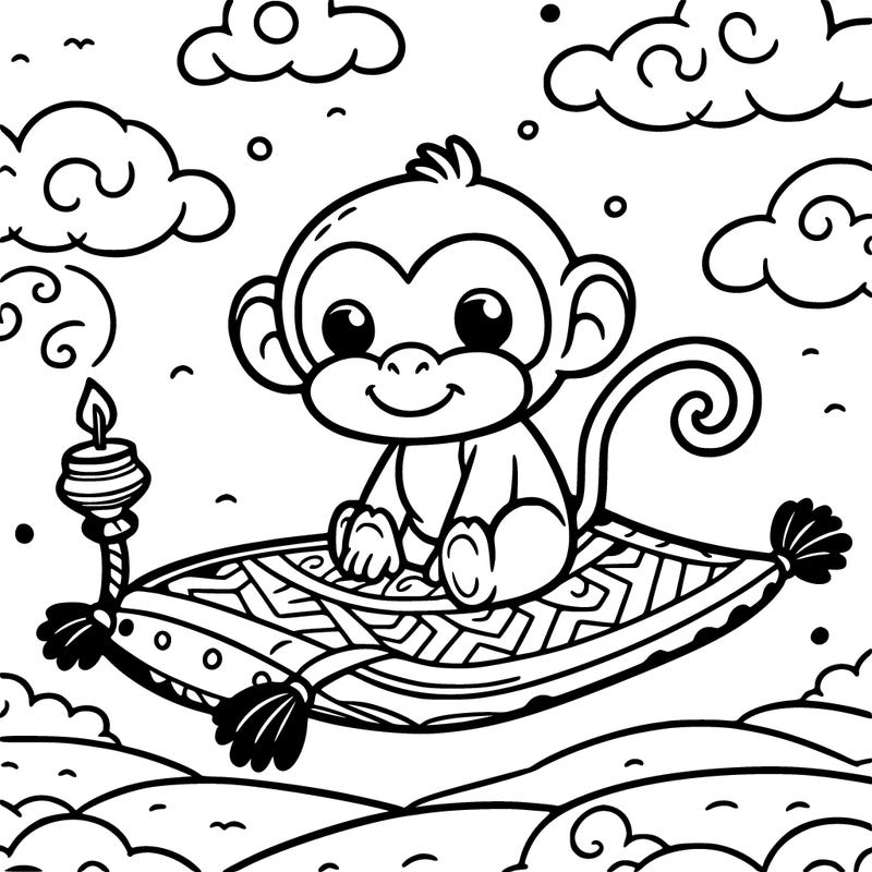 monkey on a magic carpet